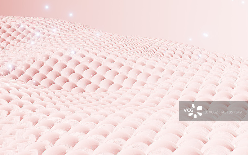细胞结构与皮肤组织3D渲染图片素材