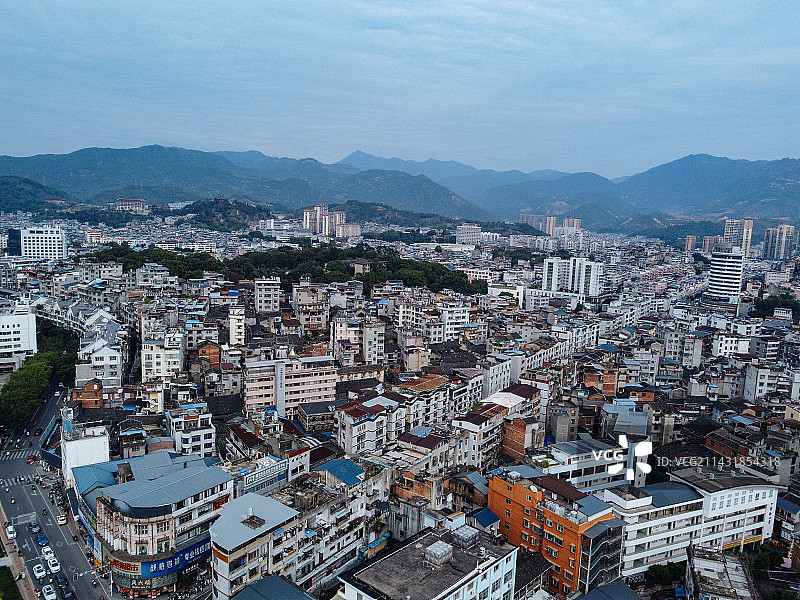 福安市 解放西路 广电大厦 富春公园 华兴大厦 春阳路 东百广场 富阳大桥图片素材