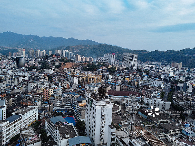 福安市 解放西路 广电大厦 富春公园 华兴大厦 春阳路 东百广场 富阳大桥图片素材