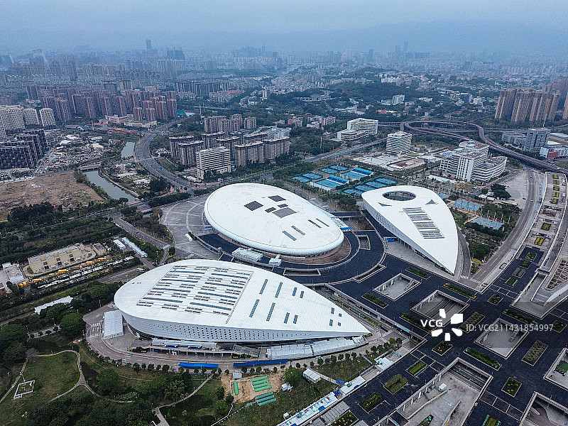 福州 海峡奥林匹克体育中心 福湾路 阳光天地 30中 福湾路立交桥 航拍 网球馆图片素材
