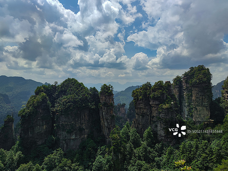 张家界五指山图片素材