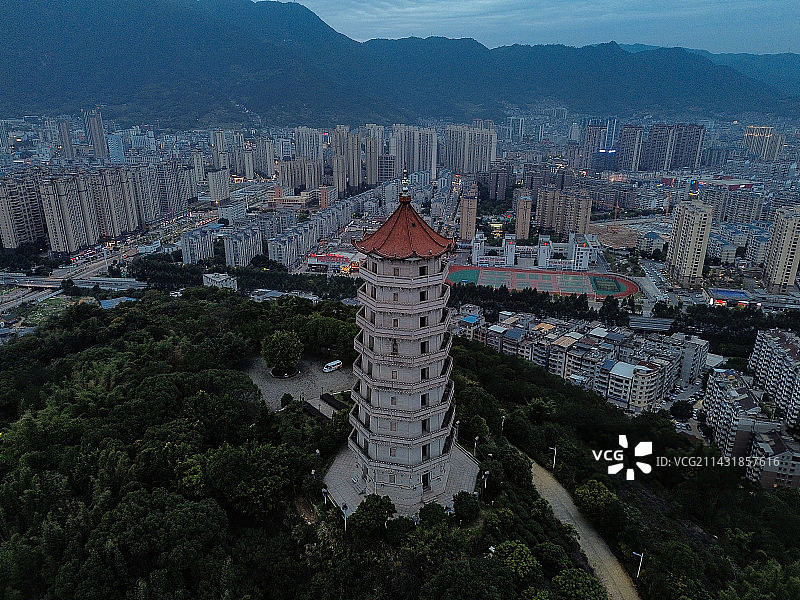 宁德市 塔山公园 如意宝塔 东湖臻品 宁德体育中心 宁德特大桥 财富广场 福宁北路 东湖游乐园图片素材