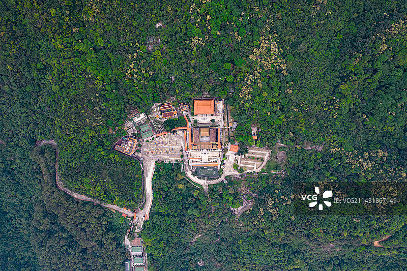 惠州市罗浮山风景名胜区黄龙古观，道观，道教图片素材