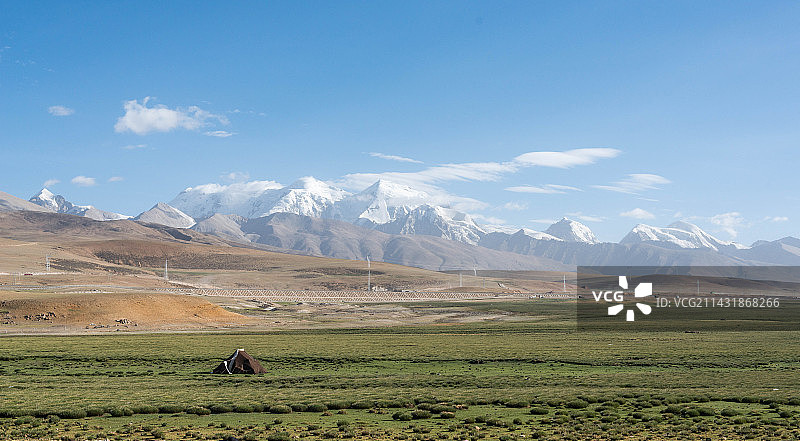 念青唐古拉山图片素材