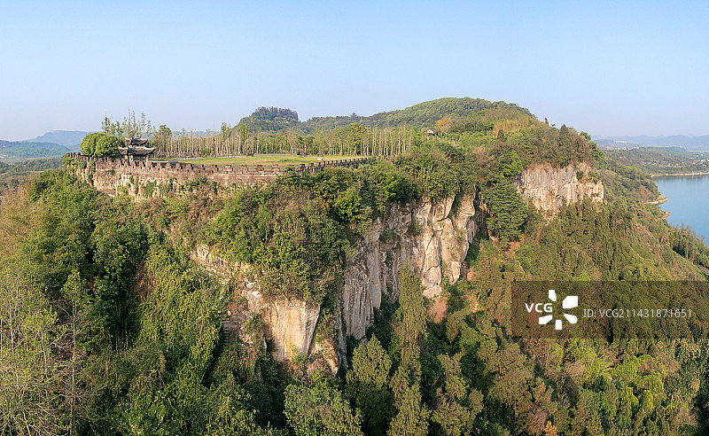 重庆合川钓鱼城风光图片素材