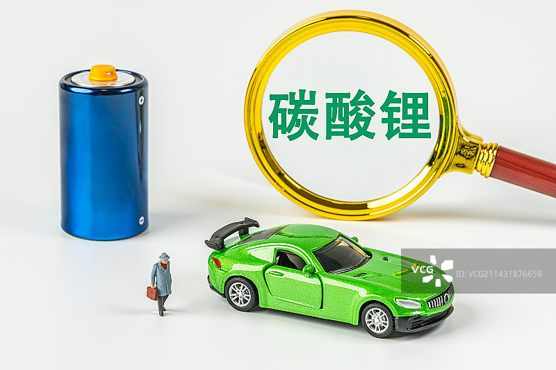 碳酸锂创意微缩图片素材