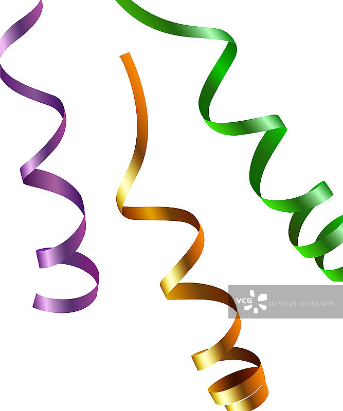 嘉年华五彩纸屑漩涡组合图片素材