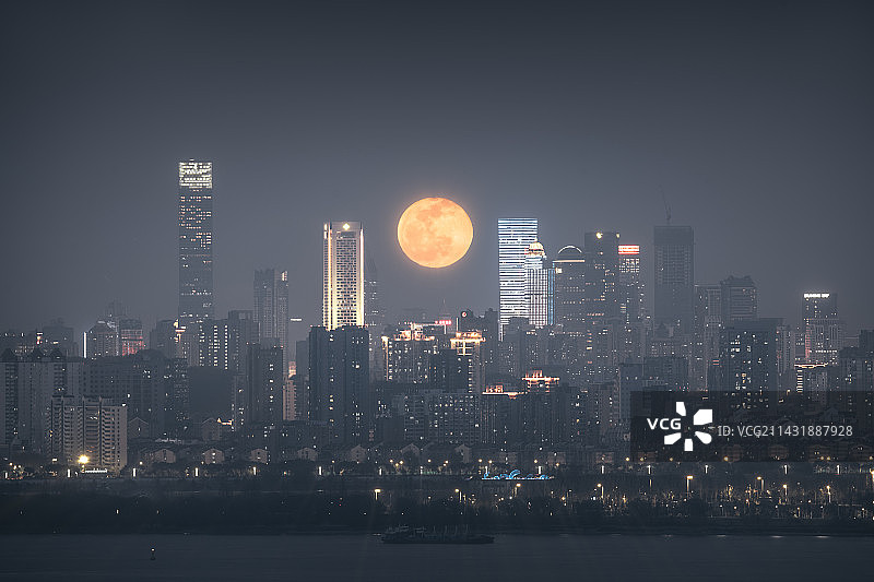 月映新街口图片素材