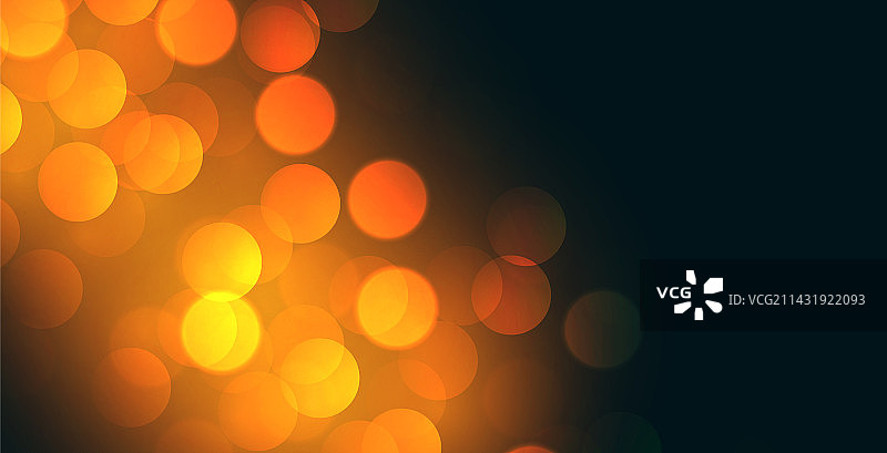 黄色光晕散景背景设计图片素材