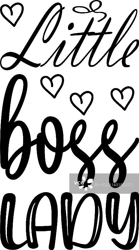 “小老板”女士引言字母图片素材