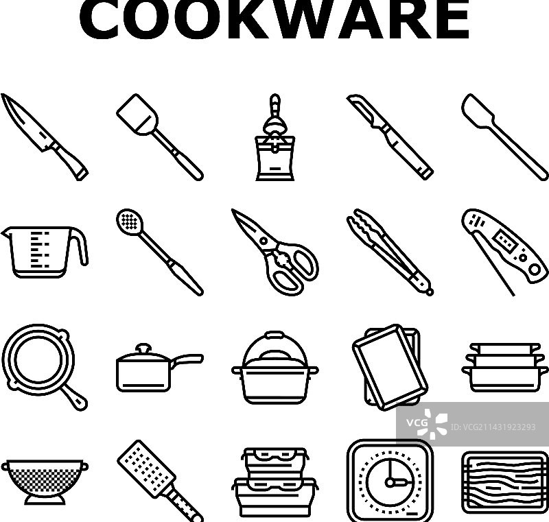 厨房烹饪食物图标素材图片素材