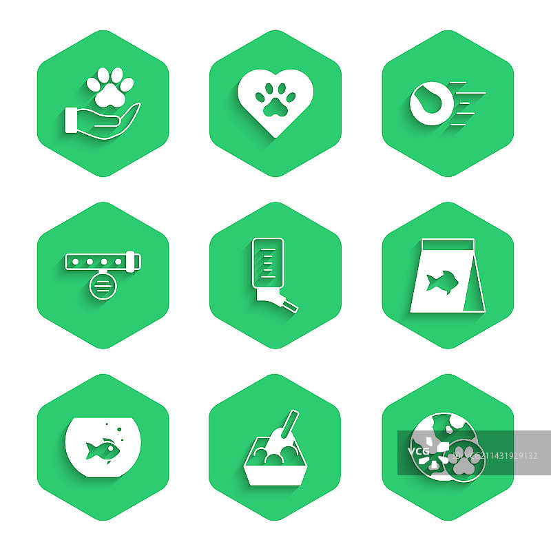 小型宠物饮水器猫砂盆套装图片素材