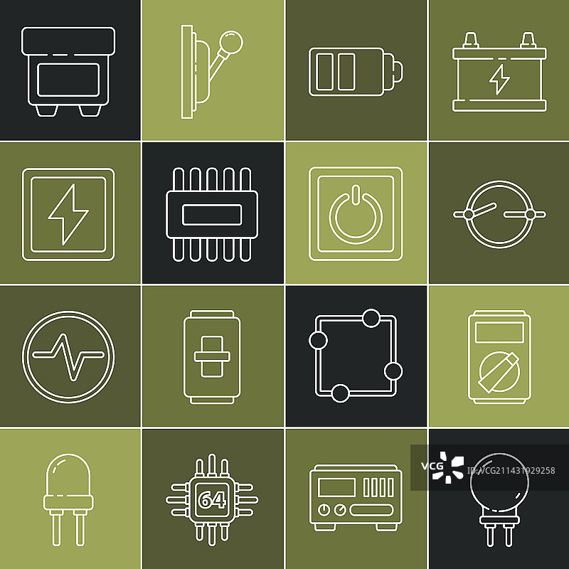 发光二极管万用表合集图片素材