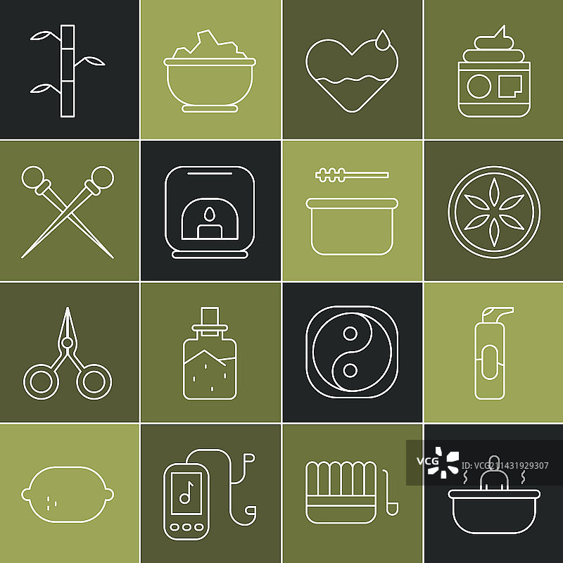 浴缸、发胶喷雾和叶子等图片素材