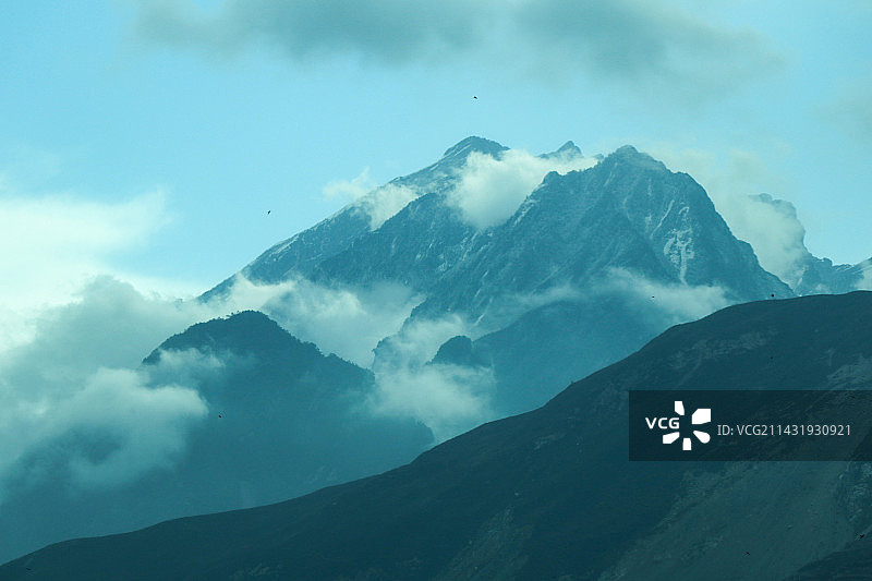 金川县阿科雪山图片素材