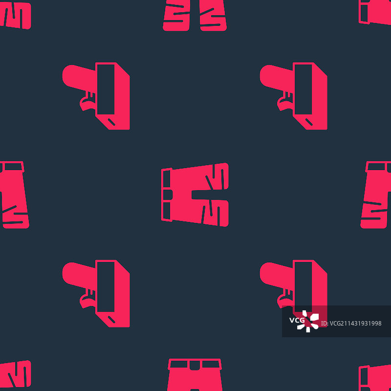 钱币枪和阔腿裤的无缝图案图片素材