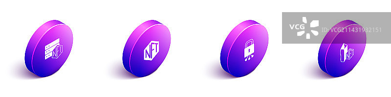 2.5D NFT区块链技术数字素材图片素材