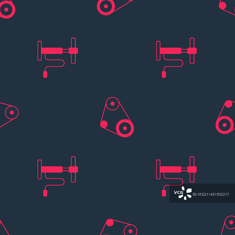 汽车气泵和正时皮带套件图片素材