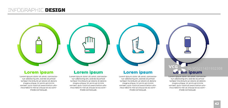 拳击沙袋综合格斗手套拳击鞋组合图片素材