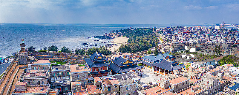 航拍泉州惠安崇武古城图片素材