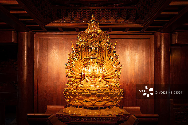 武汉归元寺佛像图片素材