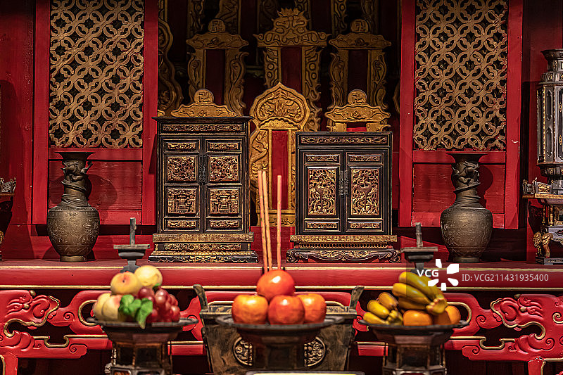 寺庙祭拜图片素材