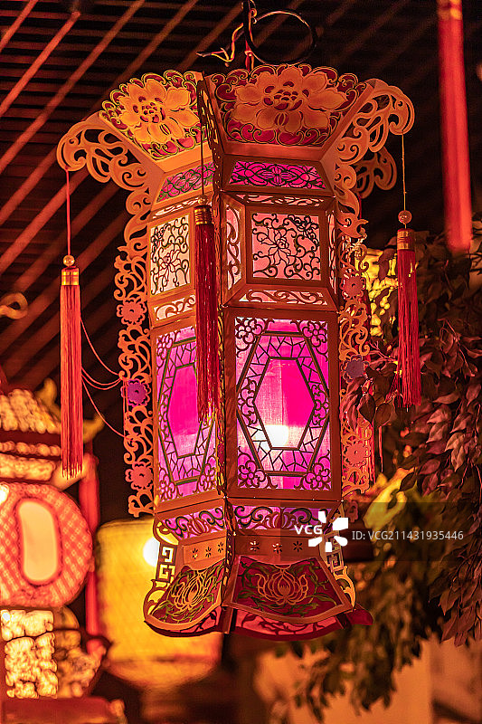 中式灯笼图片素材