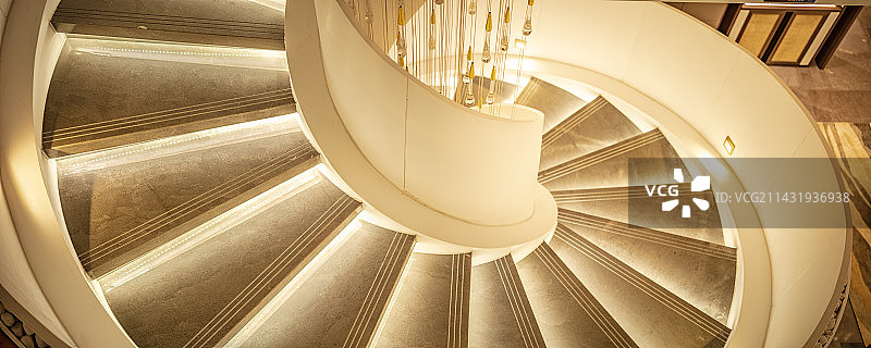 别墅室内步行梯图片素材