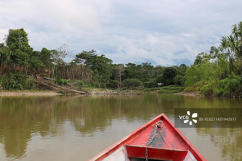 亚马逊雨林，约旦河，巴西阿克里州，南美洲图片素材