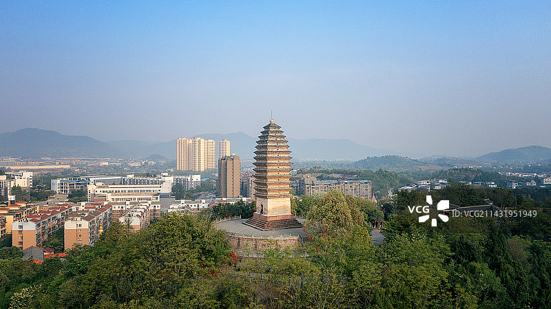 四川中江县北塔风光图片素材