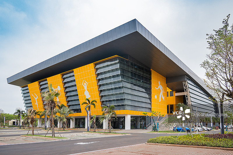 海南大学多功能综合体育馆图片素材