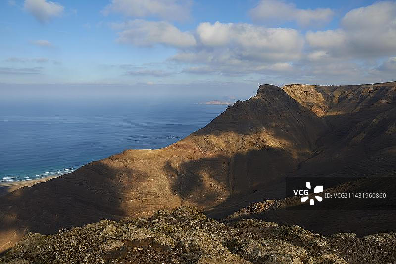 西班牙加那利群岛兰萨罗特岛Ermita de las Nieves景观图片素材