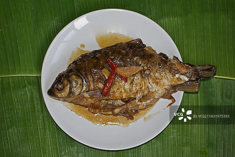 泰式红烧鲤鱼图片素材