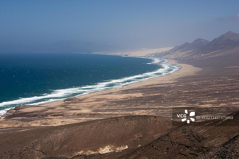 西班牙加那利群岛富埃特文图拉岛海景图片素材