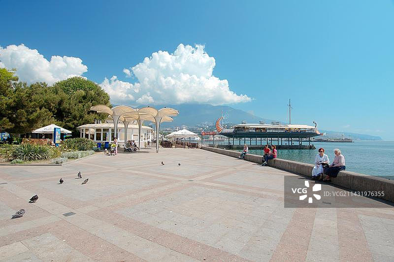 雅尔塔海滨图片素材