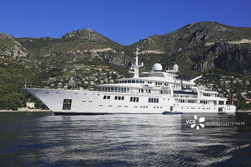 法国博 Beaulieu-sur-Mer 的 Nobiskrug Tatoosh 号游艇图片素材