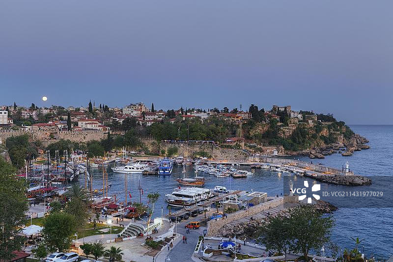 土耳其安塔利亚卡莱伊奇港口图片素材