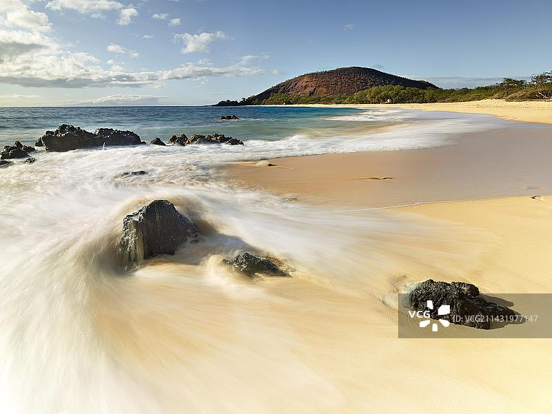 中国夏威夷毛伊岛海滩图片素材