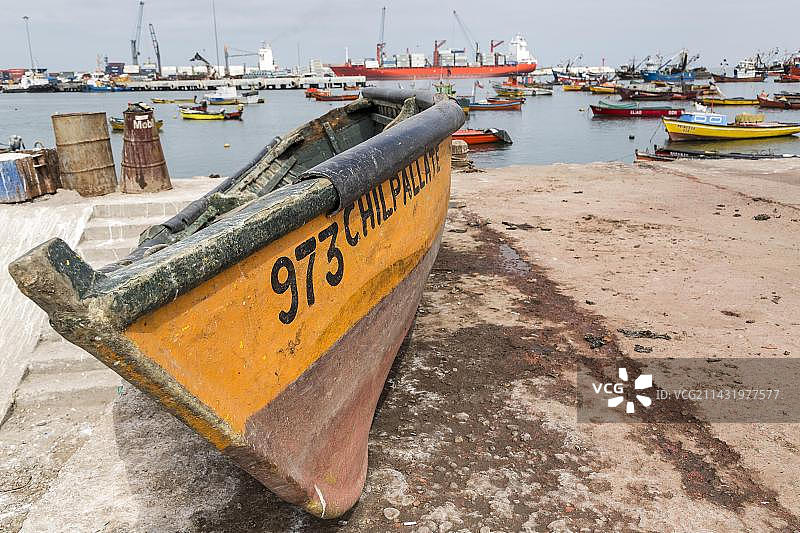 阿里卡港，智利北部太平洋沿岸图片素材