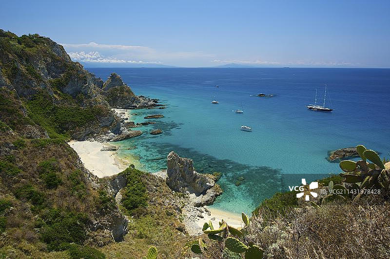 意大利卡拉布里亚瓦蒂卡诺海角海岸图片素材