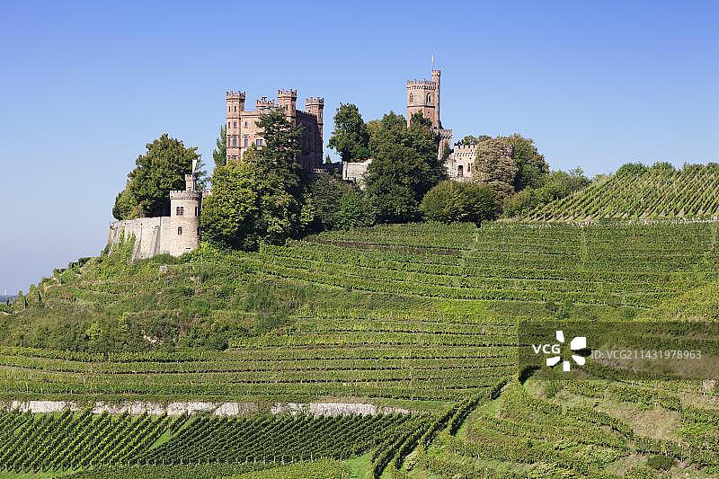 奥滕贝格城堡，位于奥芬堡，黑森林，巴登-符腾堡，德国，欧洲图片素材