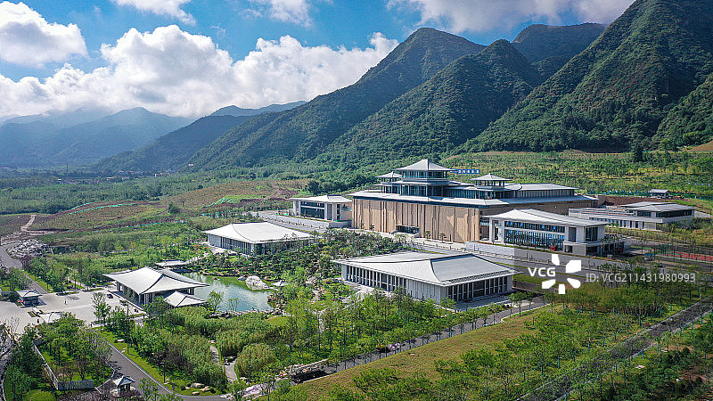 西安国家版本馆（中国国家版本馆西安分馆）（文济阁）图片素材