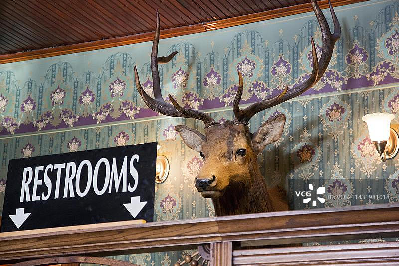 美国科罗拉多州中央城历史区的金币沙龙，简易街赌场所在地图片素材