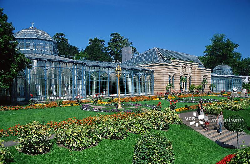 德国巴登-符腾堡州斯图加特的威廉玛动植物园图片素材