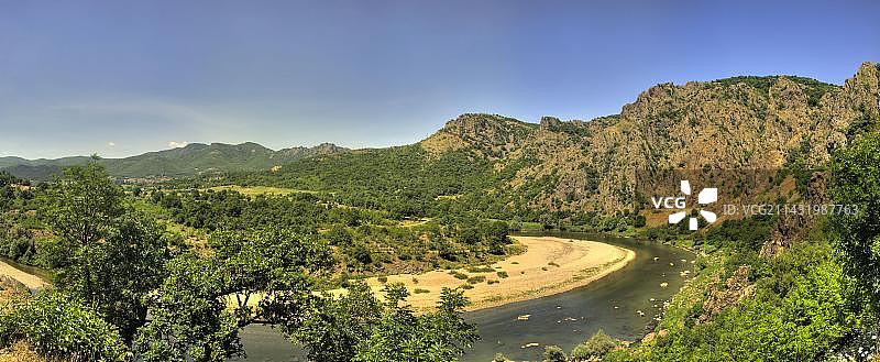 保加利亚科万卡亚自然保护区阿尔达河图片素材