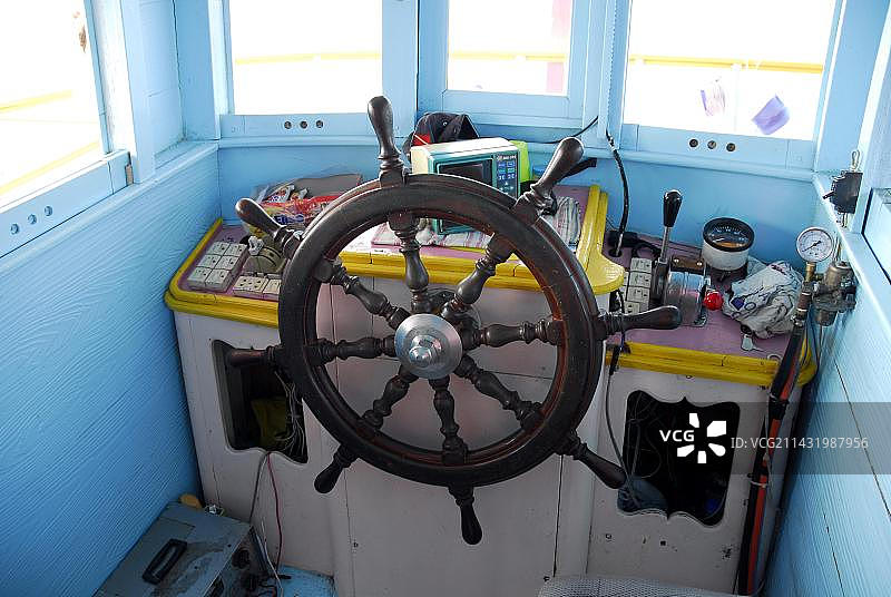 象岛国家公园的船舱（泰国桐艾府象岛）图片素材