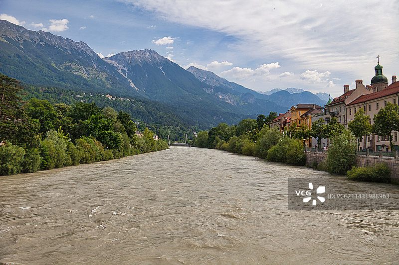 因河风光图片素材
