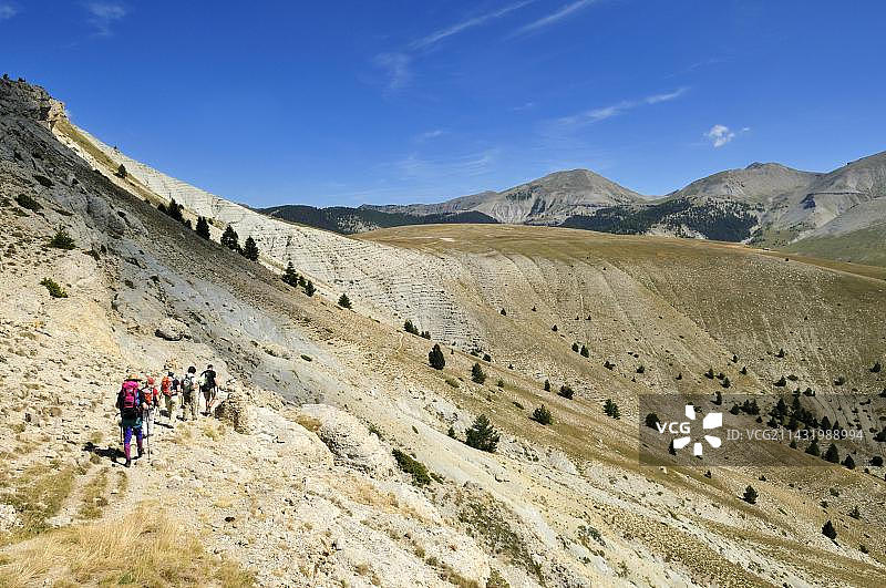 法国上韦尔东山区徒步旅行图片素材