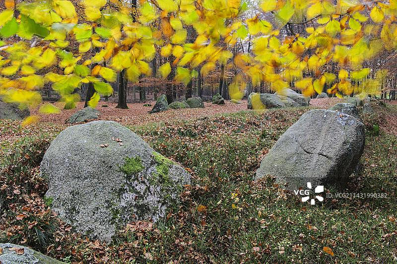 德国维斯贝克大型石墓 约公元前3400年图片素材