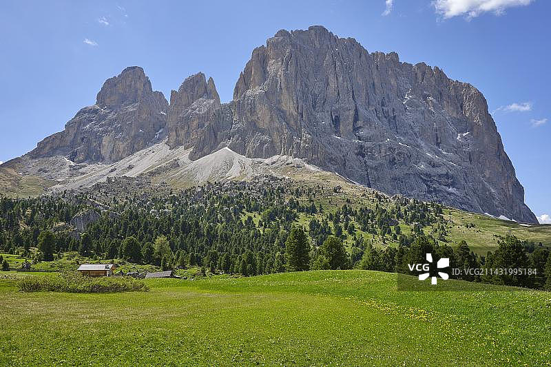 萨索隆戈峰，塞拉山口，南蒂罗尔，意大利，欧洲图片素材